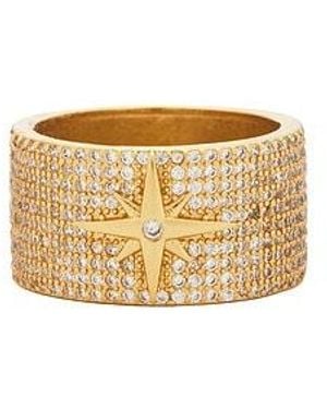 Mazin Jewels North Star Ring - White