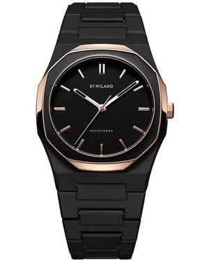 D1 Milano Polycarbon 37Mm Watch - Black