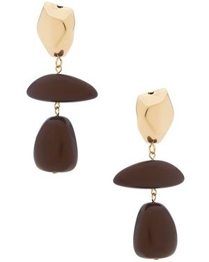 8 Other Reasons Abstract Drop Earring - White