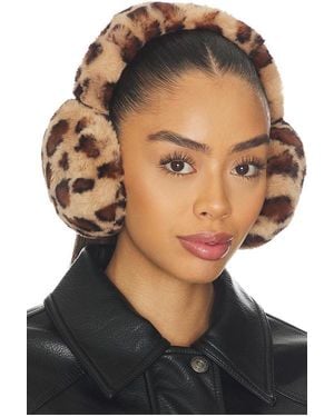 Hat Attack Faux Fur Earmuff - Black