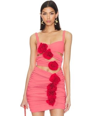 ATOIR The Déjú Vu Crop Top En Color Rosado Talla (También En S, Xs) - Rojo