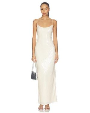 superdown Jessie Sequin Maxi Dress - White