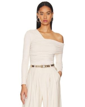 Susana Monaco Gathered Top - Natural