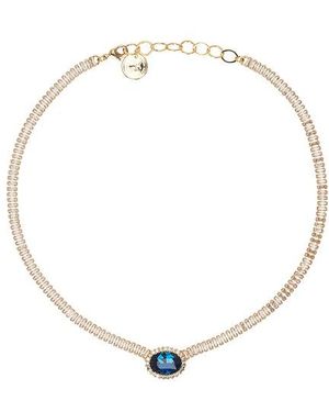 Anton Heunis Vintage Style Necklace - Blue