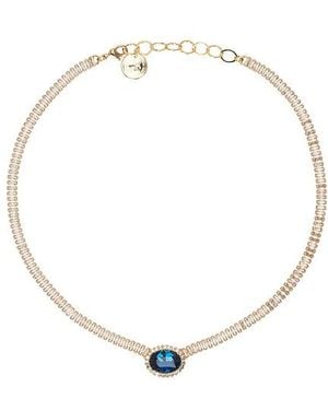 Anton Heunis COLLIER RAS DU COU en Blue. - Bleu
