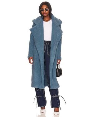 SNDY'S X Revolve Teddy Coat - Blue