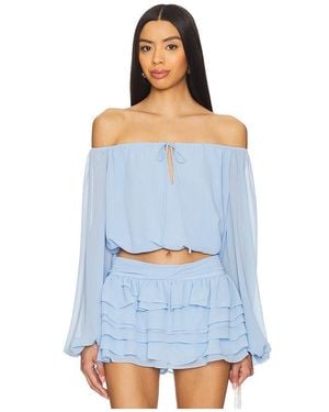 Amanda Uprichard Dallas Top - Blue