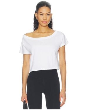 WellBeing + BeingWell Dillon Off-Shoulder Tee - White