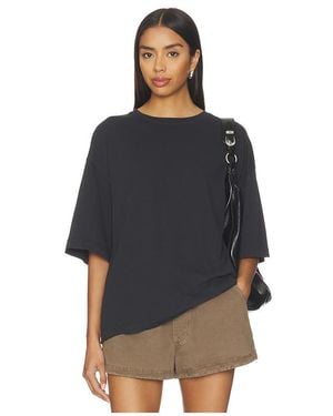 Free People Perfect Oversized Tee - Black