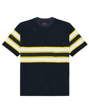 Beams Plus トップ - ブルー