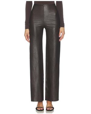 Commando Pantalón Pierna Ancha En Color Marrón Talla (También En M, S, Xl, Xs) - Negro