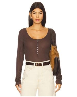 By Malene Birger Body Majka En Color Chocolate Talla (También En Xs, S, M) - Negro