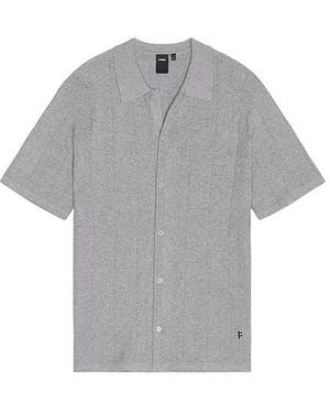 Former Ag Marlyn Short Sleeve Knit Shirt - Gray