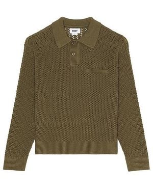 Obey Duane Sweater Polo - Green