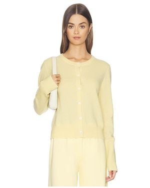 La Ligne Cardigan Mit Klaren, Schlanken Linien - Natur
