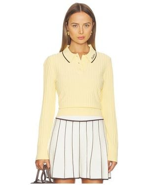 Malbon Selma Polo Top - Natural