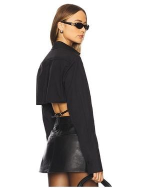 Courtney Zheng Belt Back Top - ブルー