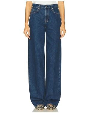GRLFRND Rey Mid Rise Trouser - Blue