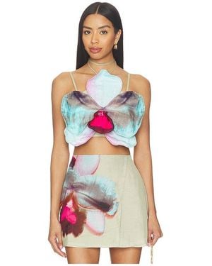 AMUR Maisie 3D Orchid Top - Red