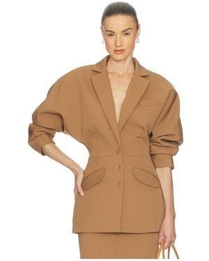 Helsa Vintage Dolman Blazer - Natural
