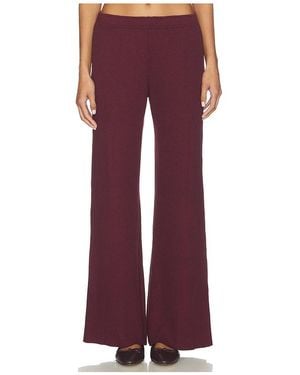 Bobi Wide Leg Drawstring Pant - Red