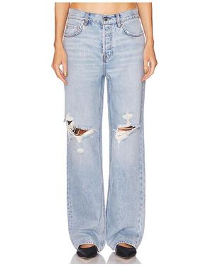 GRLFRND Bella Low Rise Boyfriend - Blue