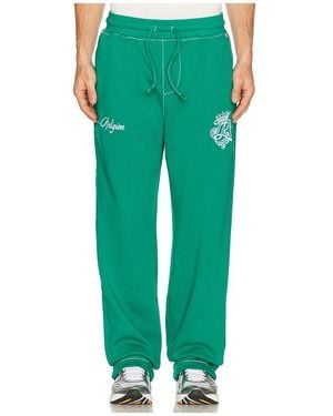 TRUE RELIGION Crest Big T Baggy Sweats - Green