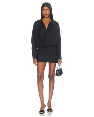 Jonathan Simkhai Rianna Long Sleeve Mini Dress - Black