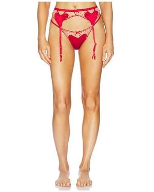 Fleur du Mal Amour Garter - Orange