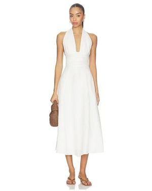Faithfull the Brand Bianca Midi Dress - White