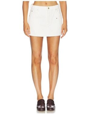 RENGGLI Cargo Skirt - White