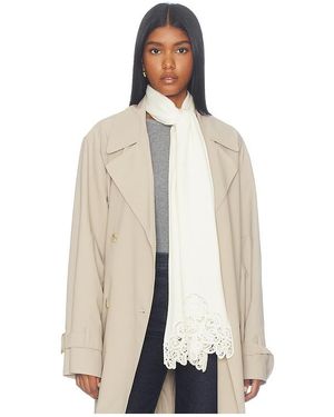 Zimmermann Pañuelo Merino Lace En Color Crema Talla - Blanco