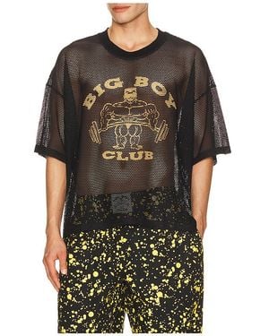Y,IWO Big Boy Club Mesh Tee - Black