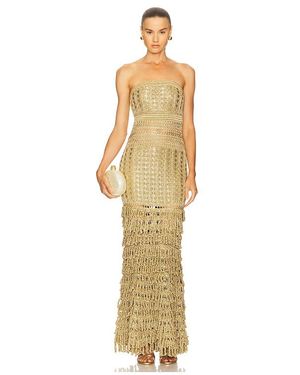 Cult Gaia Morgan Knit Dress - Metallic