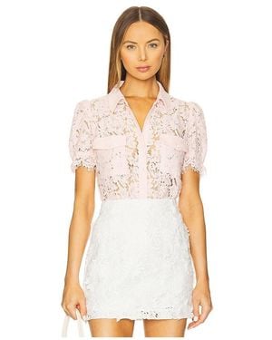 Generation Love Mina Lace Shirt - White