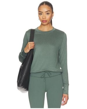 Vuori Daydream Crew Long Sleeve - Green