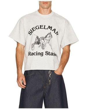 Siegelman Stable Racing Stable Boxy Tee - White