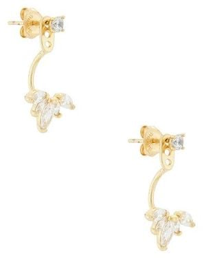 Shashi Marquise Pearl Ear Jacket - Multicolor