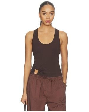 ROAME. Cody Rib Tank - Brown