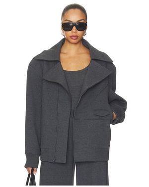 Norma Kamali Oversized Moto Jacket - Black