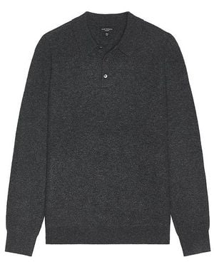 Club Monaco Refined Racking Polo - Black