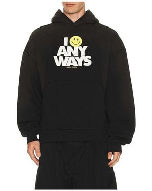 Market Smiley Smile Always Hoodie - Black