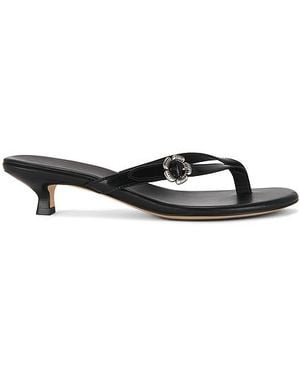 COACH Tea Rose Thong Kitten Heel - White