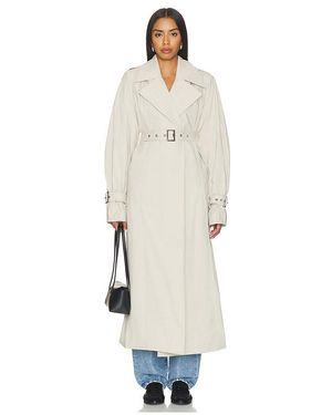 SNDY'S Searle Lightweight Trench Coat - White