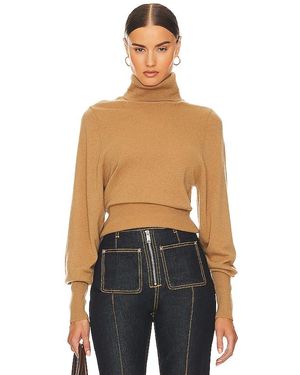 Helsa Aren Cashmere Turtleneck Jumper - Blue