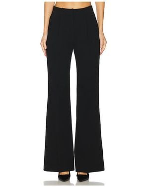 Sans Faff Weite Hose Pin Tuck - Schwarz