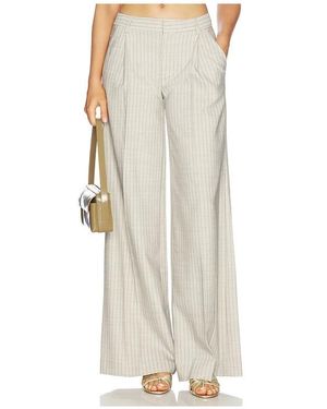 L'Agence Allanah Mid Rise Trouser - White