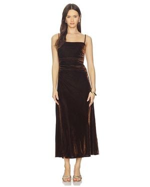 Astr Valery Dress - Brown