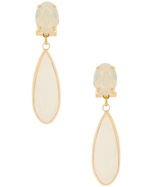 Anton Heunis Pendientes Largos Earrings En Color Blanco Talla - Neutro