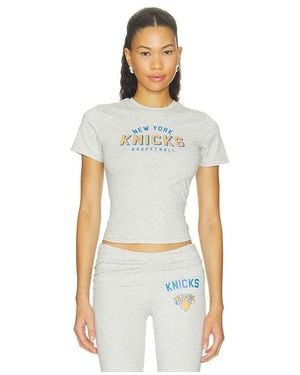 Hype and Vice Knicks Cotton Jersey T-Shirt - White